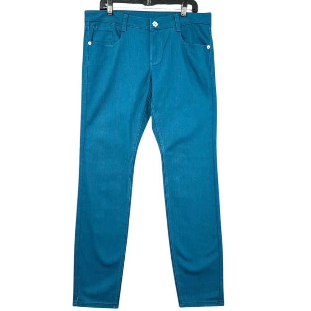 Alloy Apparel‎ Bright Blue 5-Pocket Straight Leg Jeans Denim Juniors Size 15x32